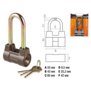 Замок навесной 55 mm MASTER  STARTUL ST9092-55