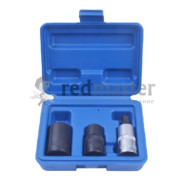 Набор головок для обслуживания тормозной системы автомобиля  1/2" 3пр.(14мм, 19мм - 5гр., М10 -...Rock FORCE RF-4036