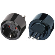 Переходник на европейскую вилку с итальянской розетки,  ...BRENNENSTUHL 1508470