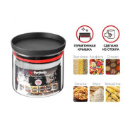 Банка для сыпучих продуктов стеклянная 500 мл, серия CHEF  PERFECTO LINEA 34-109500