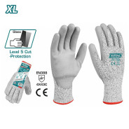 Перчатки рабочие размер XL  TOTAL TSP1702-XL