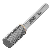 Борфреза по металлу твердосплавная, цилиндрическая, тип-А, 10 mm  ...DENZEL 72001