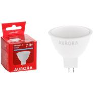 Лампа светодиодная MR16 7Вт 230В GU5.3  6000K  AURORA A200-027