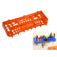 Полка для инструментов 600 мм, оранжевая,  IDEA М2971