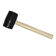 Киянка резиновая черная 680г с деревянной ручкой "Master"  ...STARTUL ST2010-75