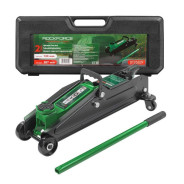 Домкрат подкатной гидравлический 2т (h min 133мм, h max 387мм) в кейсе  ...Rock FORCE RF-DT2502F