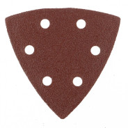 Треугольник абразивный на ворсовой подложке под "липучку", перф., P 80, 93 мм, 5 шт.  ...Matrix 73859