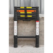 Лестница телескопическая алюминиевая односекционная (2.6м,9ступенек, max нагрузка 150кг, вес 6.4кг) ...Rock FORCE RF-UP260