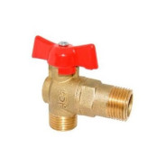 Кран шаровый угловой 1/2х1/2 для стиральной машины PN1.6 МПа, 11Б27п17  ...Цветлит ZW10137