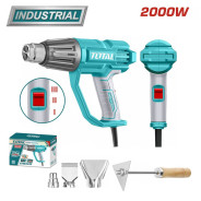 Фен строительный (термовоздуходувка) 2000Вт, 50-550°C,  TOTAL TB20078