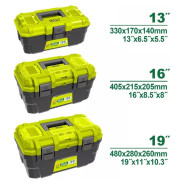 Набор ящиков для инструментов 13 ", 16", 19 "  DYLLU DTTB2103