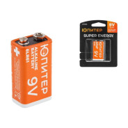 Батарейка 6LR61 9V alkaline 1шт  ЮПИТЕР JP2105