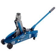 Домкрат гидравлический подкатной с фиксатором 2.5т (h min 140мм, h max 385мм) в кейсе  ...Stels 51132