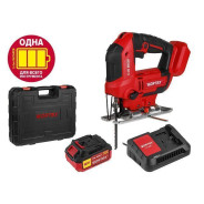Аккумуляторный лобзик , 18В, 1АКБ 4,0  А/ч и ЗУ, пропил до 85 мм, CJS 8030 ALL1  МЕГА АКЦИЯ   ...WORTEX 1333371