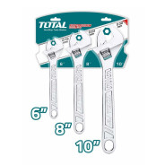 Набор разводных ключей   (3 шт)TOTAL THTK1013