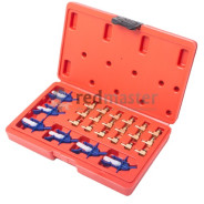Адаптеры для тестера обратки форсунок (Common Rail) 24пр., в кейсе  ...Forsage F-04A3025