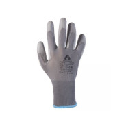 Перчатки нейлон, полиуретановое неполн. покрытие, р.XXL, cерые  ...JETA SAFETY JP011g-XXL