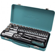 Набор торцевых головок с трещоткой, 1/4"и 3/8", 44 предм.  ...Stels 13575