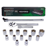 Набор инструментов 17пр1/2"(6гр)(10-27мм)  Rock FORCE RF-4172-5