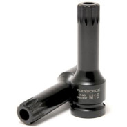 Головка-бита SPLINE глубокая ударная1/2", M10 с отверстием  ...Rock FORCE RF-24807810T
