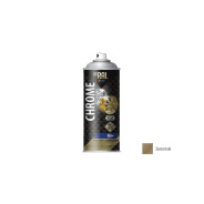 Лак декоративный акриловый золотой CHROME METAL EFFECT+ 400мл,  INRAL 26-7-1-001