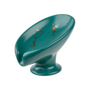 Мыльница ELEGANCE, зеленая  PERFECTO LINEA 35-113890