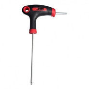 Ключ шестигранный c T-образной ручкой 5.0мм 20х70х150мм с шариком, CrV  ...H-D HD-05590