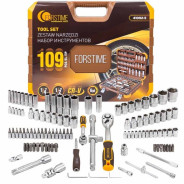Набор инструментов в пластиковом кейсе (109 предметов)  FORSTIME FT-41092-5