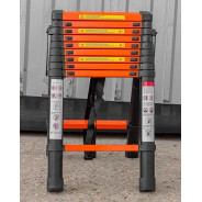 Стремянка телескопическая алюм. бытовая 2.9м (10+10 ступ.)  ISMA ISMA-UP290-2