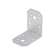 Уголок крепежный 65х90х90 mm C 1.8 mm  белый цинк  STARFIX SMP-87393-1