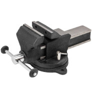 Тиски стальные поворотные с наковальней 4" (100мм)  FORCEKRAFT FK-6540304