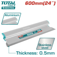 Шпатель-правило нерж. с алюм. ручкой 600 мм  THSCL01401TOTAL THSCL02401