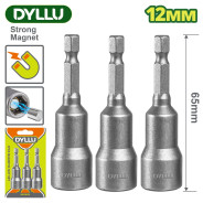 Торцевая магнитная насадка 12x65 мм   (3 шт.)DYLLU DTWR2K12