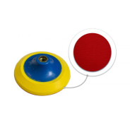 Тарелка опорная с Velcro фиксацией для УШМ (150мм, М14)  Forsage F-PSD150P