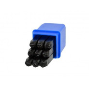 Набор клейм цифры  5mm (9шт)  GEKO G01807