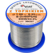 Припой для пайки Sn60Pb40, 1.0mm/250г  CYNEL 76811