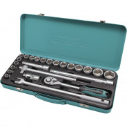 Набор торцевых головок с трещоткой 1/2", 24 предмета  Stels 13578