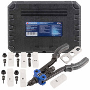 Заклепочник двуручный резьбовой усиленный (L - 320мм, резьбовые адаптеры - М3, М4, М5, М6, М8, М10) ...Forsage F-67804