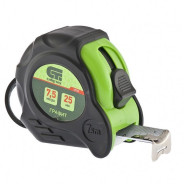 Рулетка Графит, обрезиненный корпус, амортизатор, 7.5 м х 25 мм  ...Сибртех 32533