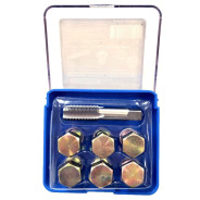 Набор для восстановления резьбы сливного отверстия поддона: M17х1,5мм (7пр.) в футляре.  ...Forsage F-917G17