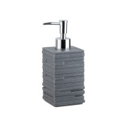 Диспенсер (дозатор) для мыла WEATHERED SAND, серый (Материал: НАТУРАЛЬНЫЙ КАМЕНЬ, полирезин, пластик...PERFECTO LINEA 35-151102