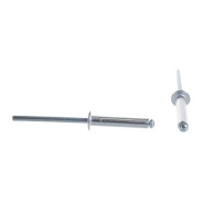 Заклепка вытяжная 4.0х25 mm алюминий/сталь, цинк (10000 шт в коробе)  ...STARFIX SM-34345-10000