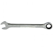Ключ комбинированный трещоточный, 17mm, CrV, зеркальный хром  ...Matrix 14810