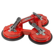 Съемник стекол трехзажимной с присосками (диам. 145мм, алюминий)  ...Forsage F-63406