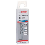 Сверло по металлу HSS PointTeQ 1мм (10 шт)  BOSCH 2.608.577.178