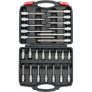 Головки 1/2"- вставки SPLINE M5-М16 (набор 26шт.)   YT-77542YATO 132748