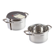 Кастрюля из нержавеющей стали, 1.8 л, ф16x9, серия MILAGROS  PERFECTO LINEA 50-000169