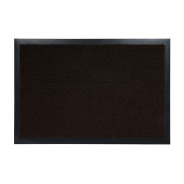 Коврик придверный влаговпитывающий, ребристый, "Trip", 40х60 см, коричневый  ...ВОРТЕКС 24188