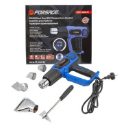 Термофен промышленный (220-240В, 2000Вт, 60-600°С)  Forsage F-HG75-2000LED