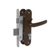 Замок врезной Омега ЗВ4.2-02 серия ЭКОНОМ (коричневый)  ЗЕНИТ 00-00006361